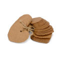 Custom Heart Shape Kraft Paper Gift Tags 100